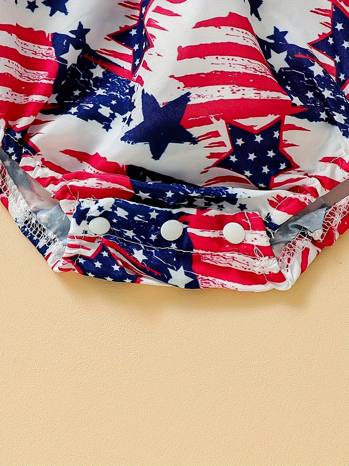 Baby Girl My 1st 4th of July Outfits, Baby Girl American Flag Print Romper 4th of July Baby Girl Outfits