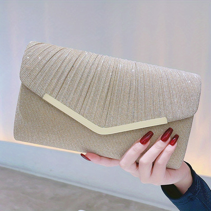 [For Dance Parties Sparkling Clutch] Women's Evening Clutch Bag, Sparkling Handbag For Dance Parties, Weddings, Cocktail Parties, Luxurious Wallet Clutch Bag, Sparkling Handbag For Banquets, And Shoulder Bags