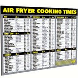 Air Fryer Cheat Sheet Magnets Cooking Guide Booklet - Air Fryer Magnetic Cheat Sheet Set Cooking Times Chart - Cookbooks Air Fryer Accessories Oven Cooking Pot Temp Guide Kitchen Conversion