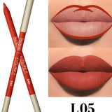 Long-Lasting Waterproof Lip Liner With High Pigment And Smooth Texture For Sweatproof Matte Lipstick And Correcting
