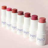 3-in-1 Waterproof Makeup Stick: Blush, Eyeshadow, Lipstick - Lasts All Day, Moisturizes & Brightens in Berry, Coral, Pink