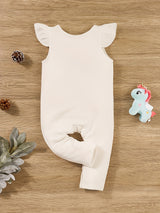 Adorable Western-Themed Baby Girl Romper - Sleeveless, Round Neck with Cute Horse Print, Perfect for Spring/Summer, Western Baby Girl Clothes, Perfect for Outdoor