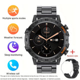 LIGE HD Smart Watch - Stylish Wrist Watches for Women Men with Wireless Call, 1.39" High-Definition Display, Multi-Sports Modes, Information Alerts, Sedentary Reminders, Music Control, Sports Pedometer, and Heart Rate Monitor