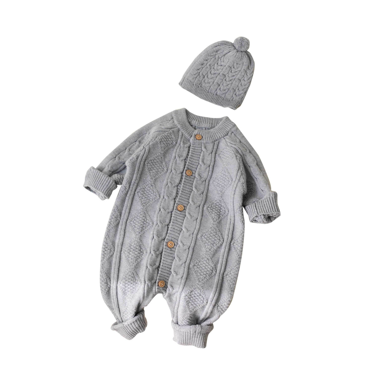 Newborn Baby Girl Boy Outfits Clothes, Warm Knit Sweater Cardigan For Winter, Fall, Spring