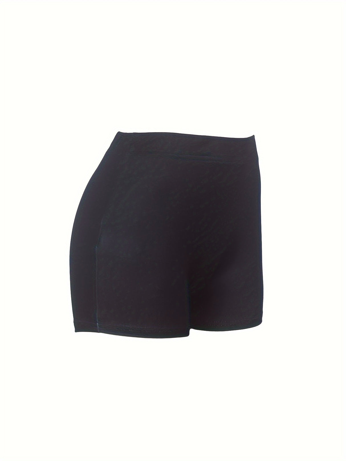 Sexy Letter & Palm Print Skinny Shorts for Women - Stretchy Polyester Blend, Machine Washable, Casual Fit