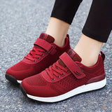 Women's Breathable Mesh Running Shoes - Lightweight, Non-Slip Sole for Casual & Walking, Fashionable Solid Color, Soft Bottom, New Model