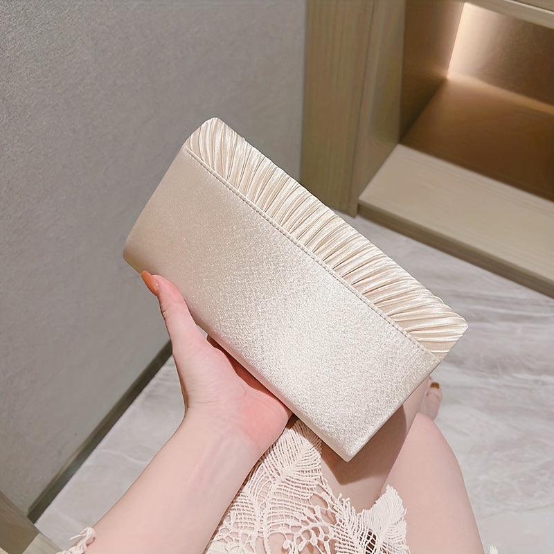 Glamorous Envelope Clutch Bag - Stylish Womens Evening Purse for Formal Events - Perfect for Weddings, Parties, Proms & Cocktails