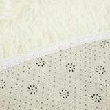 1pc Luxurious Shaggy Rug - Ultra-Soft, Non-Slip, Water-Resistant for Home Comfort - Ideal for Bedroom, Living Room, Nursery & Dorm Decor (4x4)