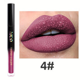 1pc, Non-Sticky Lasting Lip Glaze, Matte Lip Mud, High Pigment Liquid Lipsticks Lip Gloss, Ideal Mardi Gras Festival Party Makeup, With Black Green Blue White Glossy Pink Highlighter Rose Brown Purple Tones