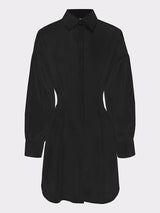 Chic Pleated Slim-Fit Blouse - Essential Long Sleeve Top for Women, Perfect for Spring & Fall