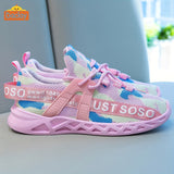 Daclay kids running shoes sports breathable girls and boys tennis shoes kids shoes casual sports shoes