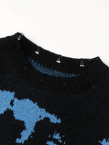 All Match Knitted Sweater, Men's Casual Warm Slightly Stretch Crew Neck Pullover Sweater For Men Fall Winter