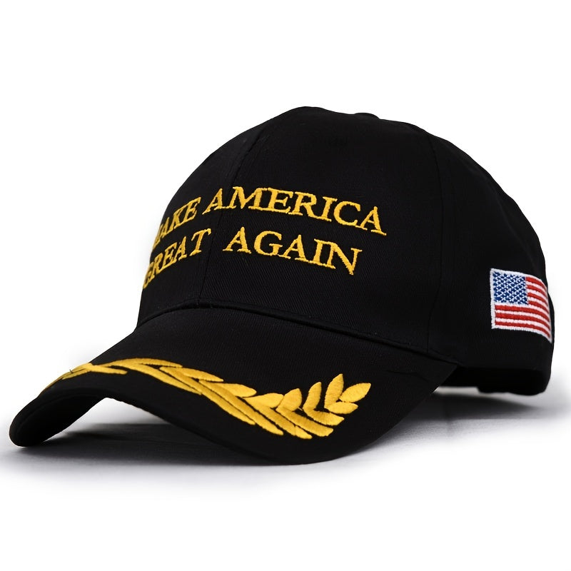 Make America Great Again Outdoor Peaked Cap Adjustable Simple Embroidery English Baseball Cap