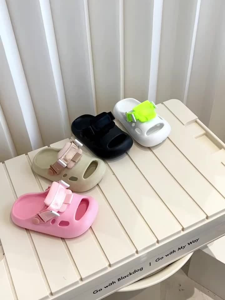New Arrival - Stylish Kids' Sandals for Boys & Girls, Lightweight, Non-Slip, Quick-Dry EVA Sandals with Adjustable Straps, Ideal for Beach, Garden, and Outdoor Activities, All-Season Use, Garden Footwear | Stylish Sandals | A