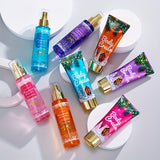 2pcs/set, 100g Fragrance Body Lotion And 4.06oz Body Mist Set, Gift For Women, Deeply Moisturizing And Nourishing Body Skin With Plant Squalane