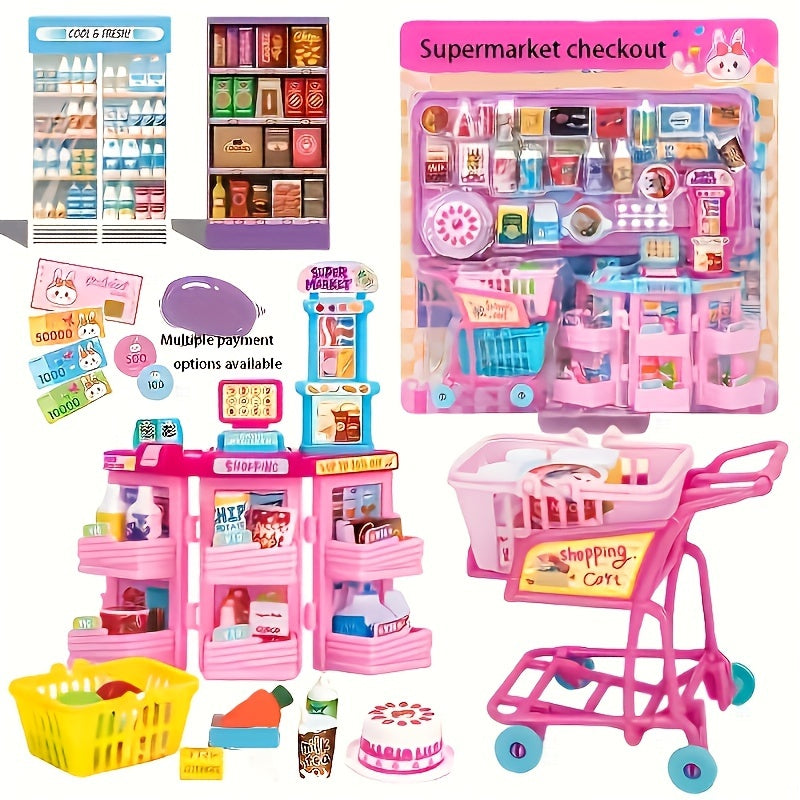 Children Play Every Family Toy Series Supermarket Checkout Cute Pet Life House Mini Rice Cooker Variety Of Options Halloween Christmas Gift