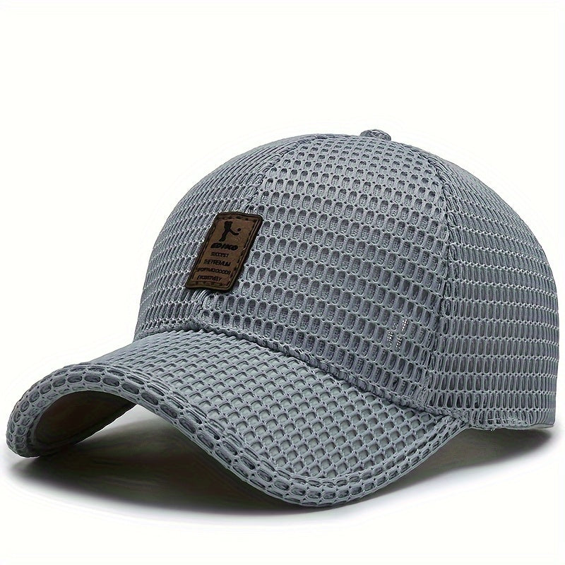 1pc Unisex Breathable Mesh Baseball Cap - Ideal for Outdoor Sports, Running, and Casual Wear