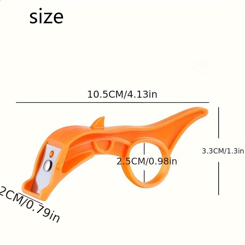3pcs Portable Fruit Peeler Set - Stainless Steel Apple, Pear & Kiwi Skin Remover - Easy-to-Use Kitchen Gadget for Dorms & Home Use