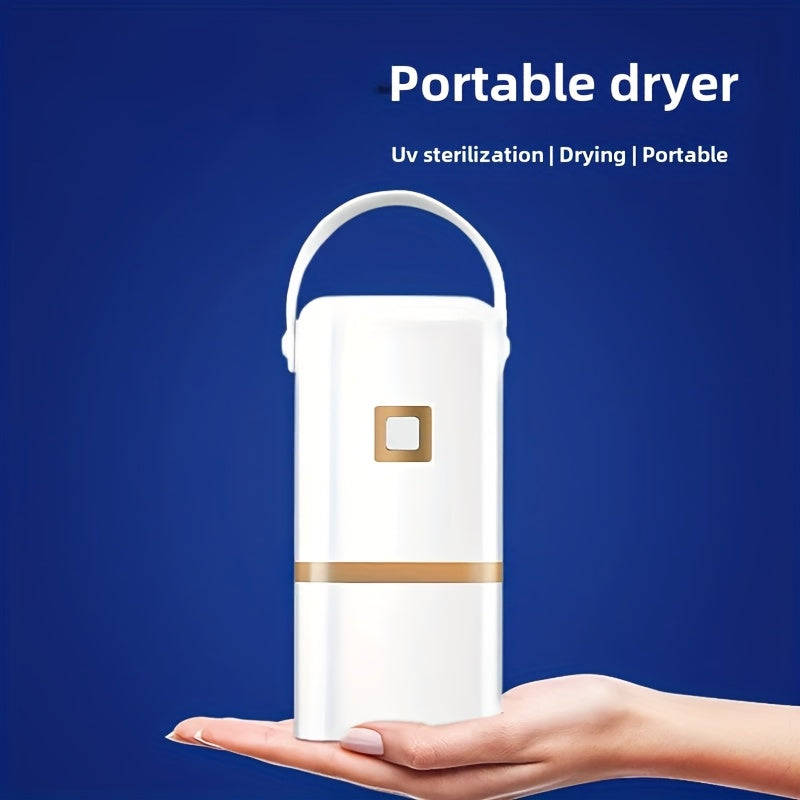 Compact Portable Clothes Dryer - Ideal for Apartments, Hotels & Travel | 110-240V US Plug | Odorless
