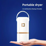 Compact Portable Clothes Dryer - Ideal for Apartments, Hotels & Travel | 110-240V US Plug | Odorless