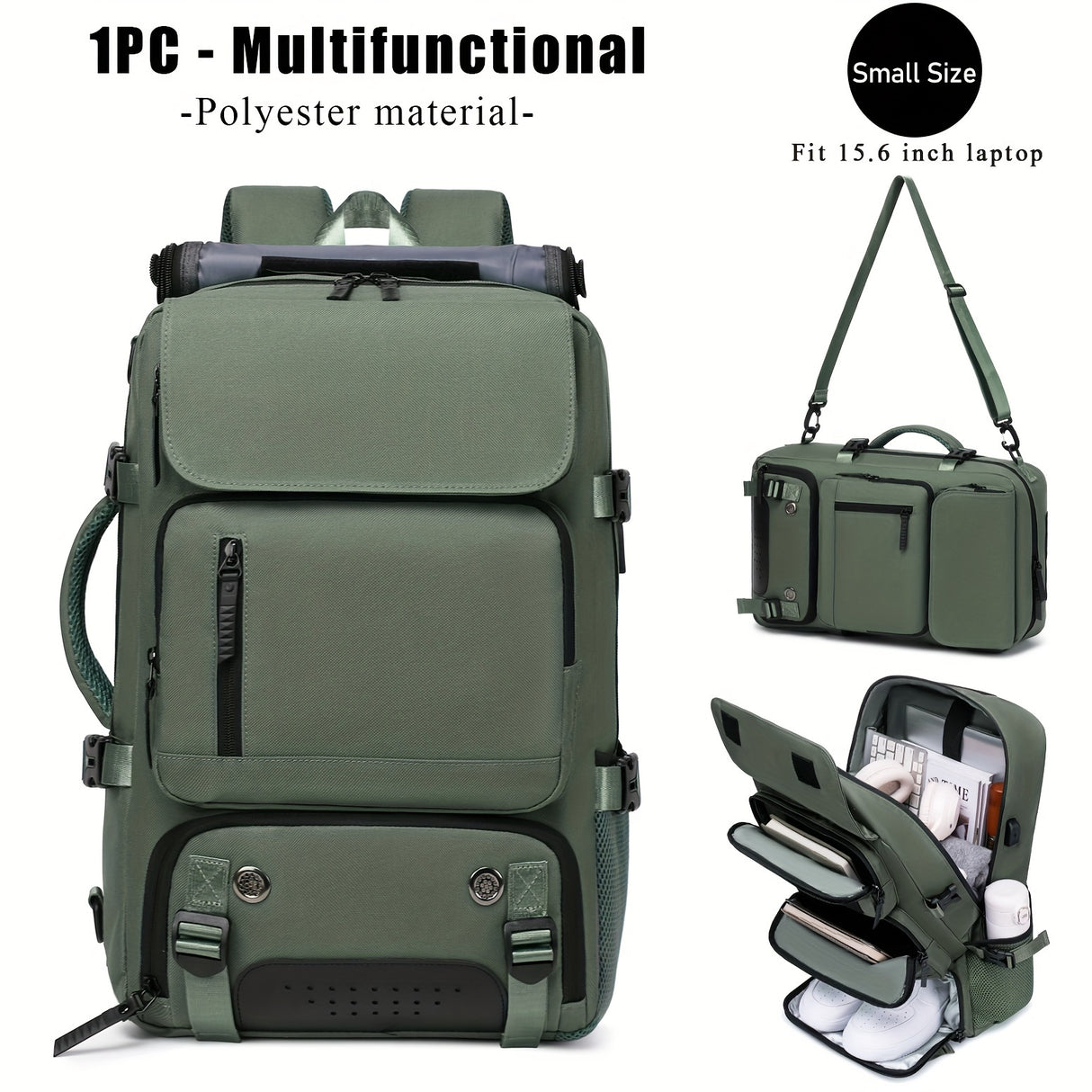 Multi-functional Large Capacity Backpack For Man Women, Hiking & Camping, Outdoor Knapsack With Shoes Compartment & USB Charging Port, Men's Business Laptop College Bag, Ideal Gifts