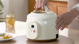 1.8L Low Carb Rice Cooker For 1-3 People, Rice and Grain Multifunctional Electric Cooking Pot, 6 Cooking Functions, Smart Mini Rice Cooker & Steamer, Nonstick Pot, For Rice, Porridge, Soup - For Dorms, Home, RV, Kitchen Acces