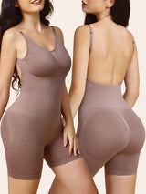 Seamless Bodysuit Shapewear - Flawless Backless Design, Sleek Sleeveless Style, Powerful Tummy Control, Smoothing Shapewear, Body Sculpting Shaper - Designed Exclusively for Women, Versatile Jumpsuits for Everyday Wear, Comfo