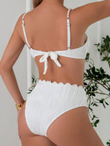 New Fashionable And Sexy Bikini Hot Spring Swimsuit For Women, European And American Beach Split Two-piece Swimsuit For Women