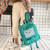 Cartoon Game Console Backpack, Funny Three-dimensional School Bag, Kawaii Nylon Travel Bookbag