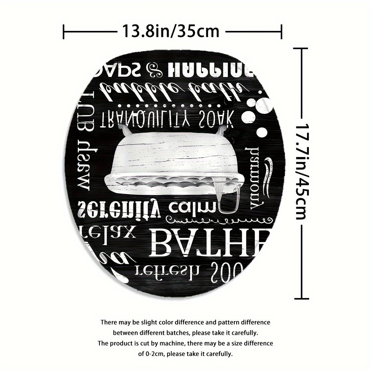 4-Piece Bathroom Shower Curtain Set - Complete Bathroom Essentials Bundle with Waterproof Shower Curtain, Non-Slip Toilet Floor Mat, Stylish Bathroom Decor, and Easy-to-Install 12 Shower Curtain Hooks - Perfect Gift for Frien