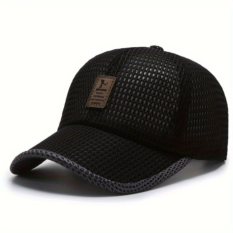 1pc Unisex Breathable Mesh Baseball Cap - Ideal for Outdoor Sports, Running, and Casual Wear