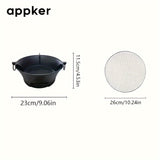 1Set, Cast Iron Charcoal Stove, Multi-functional Barbecue Stove, Round Heating Stove, Outdoor Camping BBQ Cooking Supplies