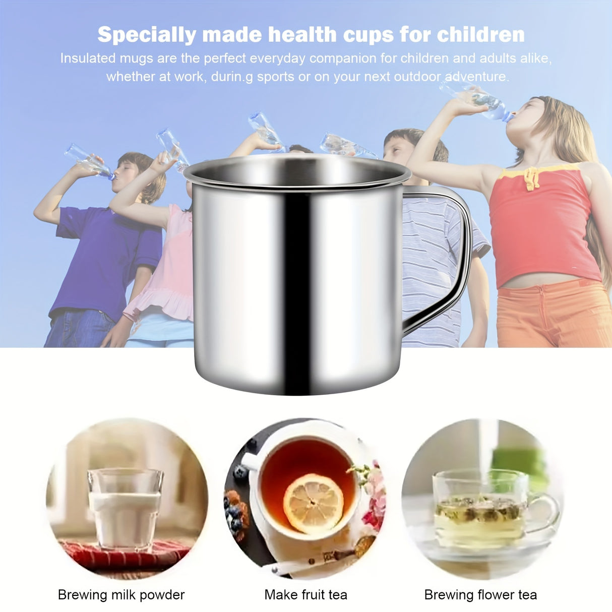 4pcs/10pcs 250ml Insulated Stainless Steel Mug Set - Durable, Portable, and Leak-Proof for Hot and Cold Beverages - Perfect for Camping, Picnics, Outdoor Adventures, and Daily Use