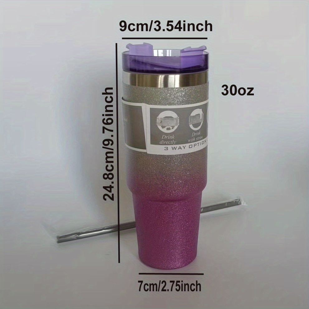 20oz/30oz Vacuum Insulation Mug With Lid And Straw, 304 Stainless Steel Vacuum Insulation Cup, Coffee Cup, Safe For Dishwasher Eid Al-Adha Mubarak