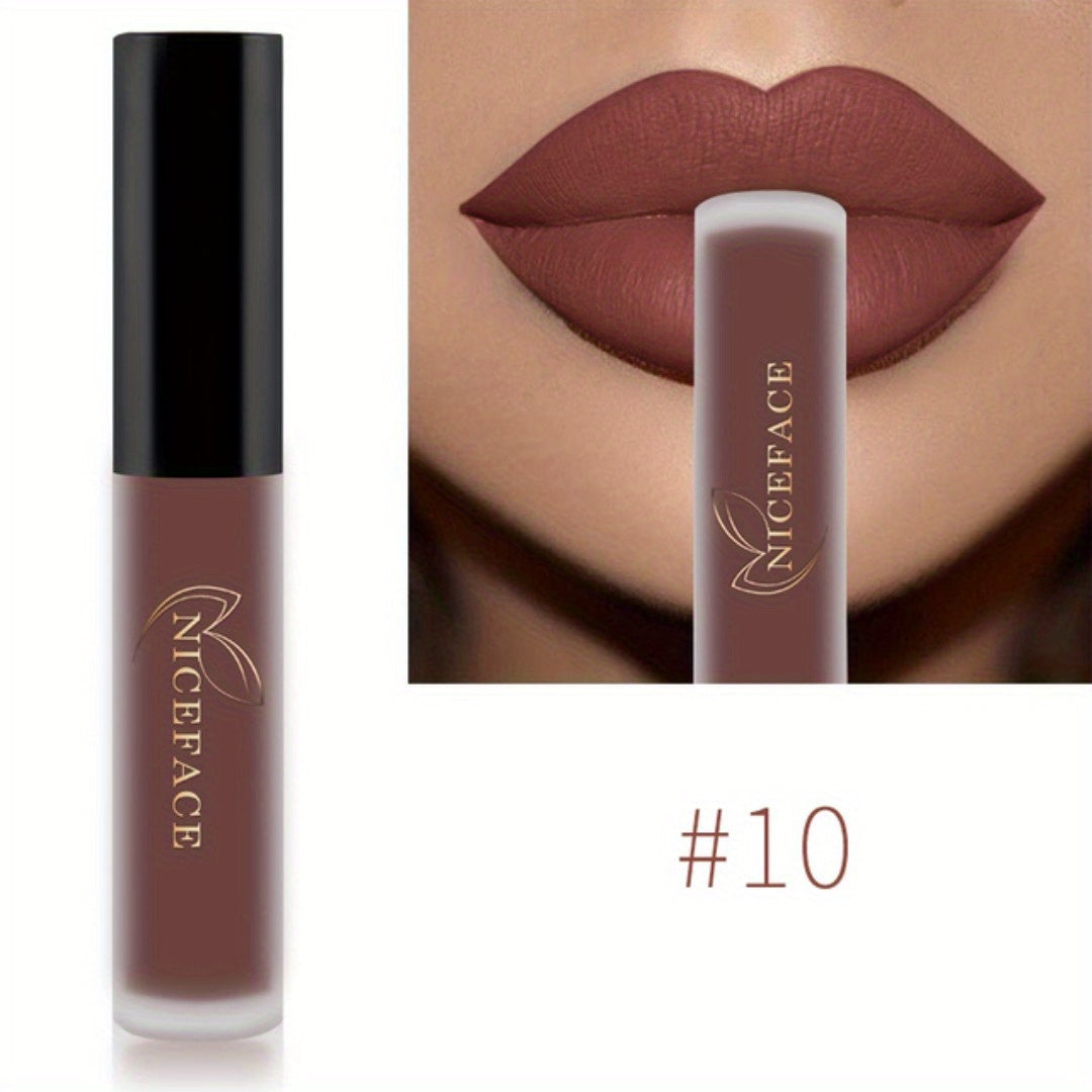 20 colors High Pigmented Matte Lip Glaze - Long-Lasting, Smudge-Proof, Non-Moisturizing Lipstick Valentine's Day Gifts