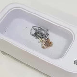[45KHZ Jewelry Washer] 45KHZ Professional Jewelry Washer - 12OZ Water Tank for Glasses, Watches, Earrings, Rings, Necklaces, Razors, Contact Lens - Effortless Home Use, Winter Christmas Gifts