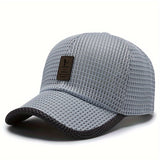 1pc Unisex Breathable Mesh Baseball Cap - Ideal for Outdoor Sports, Running, and Casual Wear