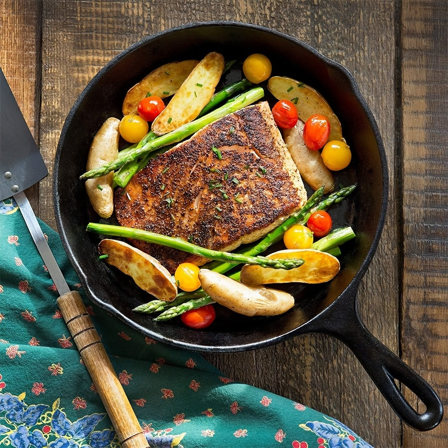 [Cast Iron Skillet] 3pcs/4pcs/5pcs Cast Iron Skillet Set | 6 Inch/8 Inch/10 Inch Cast Iron Frying Pan, Household Pan, Kitchen Accessories, Home Cook, Cast Iron Pan Without Coating Set