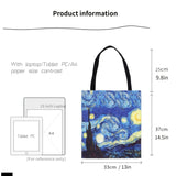 Stylish Retro Canvas Tote Bag - Lightweight and Versatile Shopper for Women, Perfect for Everyday Use