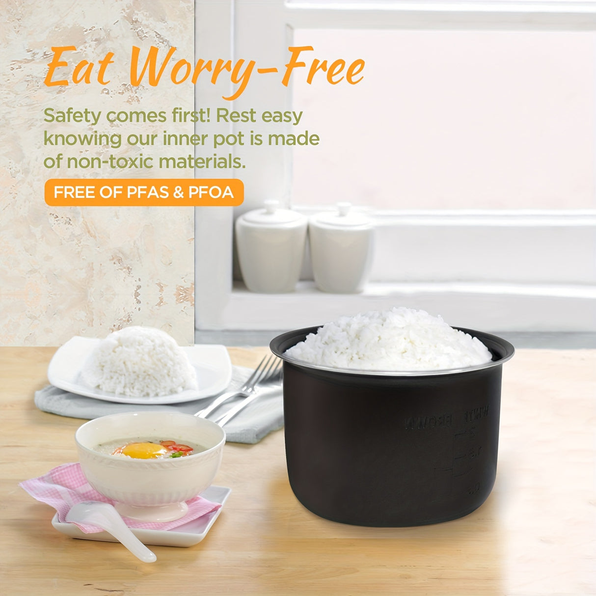 MOOSUM Multi Mini Rice Cooker 2-cups Uncooked (1.2L), Portable Small Japanese Travel Rice Cooker with Non-Stick Inner Pot, Slow Cooker, Easy Presets, 24 Hours Timer Delay & Keep Warm Function