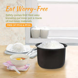 MOOSUM Multi Mini Rice Cooker 2-cups Uncooked (1.2L), Portable Small Japanese Travel Rice Cooker with Non-Stick Inner Pot, Slow Cooker, Easy Presets, 24 Hours Timer Delay & Keep Warm Function