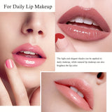 5 Shades Hydrating Lip Glow Oil Lip Gloss, Moisturizing Transparent Liquid Lip Balm, Natural Lip Enhancer, Make Lips Fuller And Moisturized Valentine's Day Gifts For Music Festival