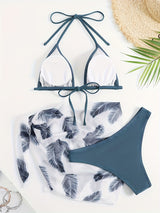 New Fashion Sexy Bikini Hot Spring Swimming Swimsuit for Women European And American Beach Split Two-piece Swimsuit for Women