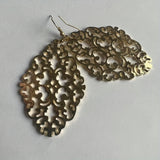 Chic Boho Dangle Earrings - Large Drop Design for Elegant Occasions - Simple yet Stylish Wedding Jewelry Ideal for Brides & Fashionistas - For Women