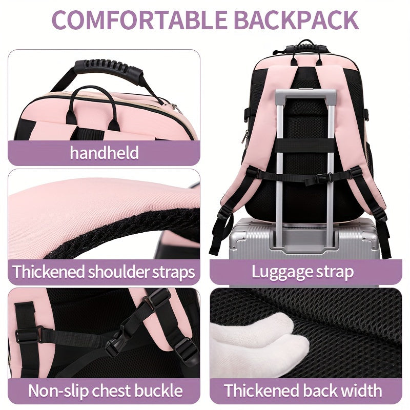 Waterproof Student Backpack, Travel Laptop Backpack, Business Durable Backpack for 17 inch Laptop, Duffel Bag, School Bag (Unisex)