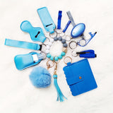 12 Pcs Safety Keychain Set for Women, Self-Defense, Multi-Functional