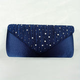 Glamorous Rhinestone Clutch Bag - Sparkling Evening Purse with Chic Detachable Chain Strap - Perfect for Parties, Carnivals, and Music Festivals