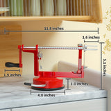 1pc, OOKUU Apple Peeler Corer 3 In 1 Apple Peeler Slicer Corer With Powerful Suction Base And Stainless Steel Blades
