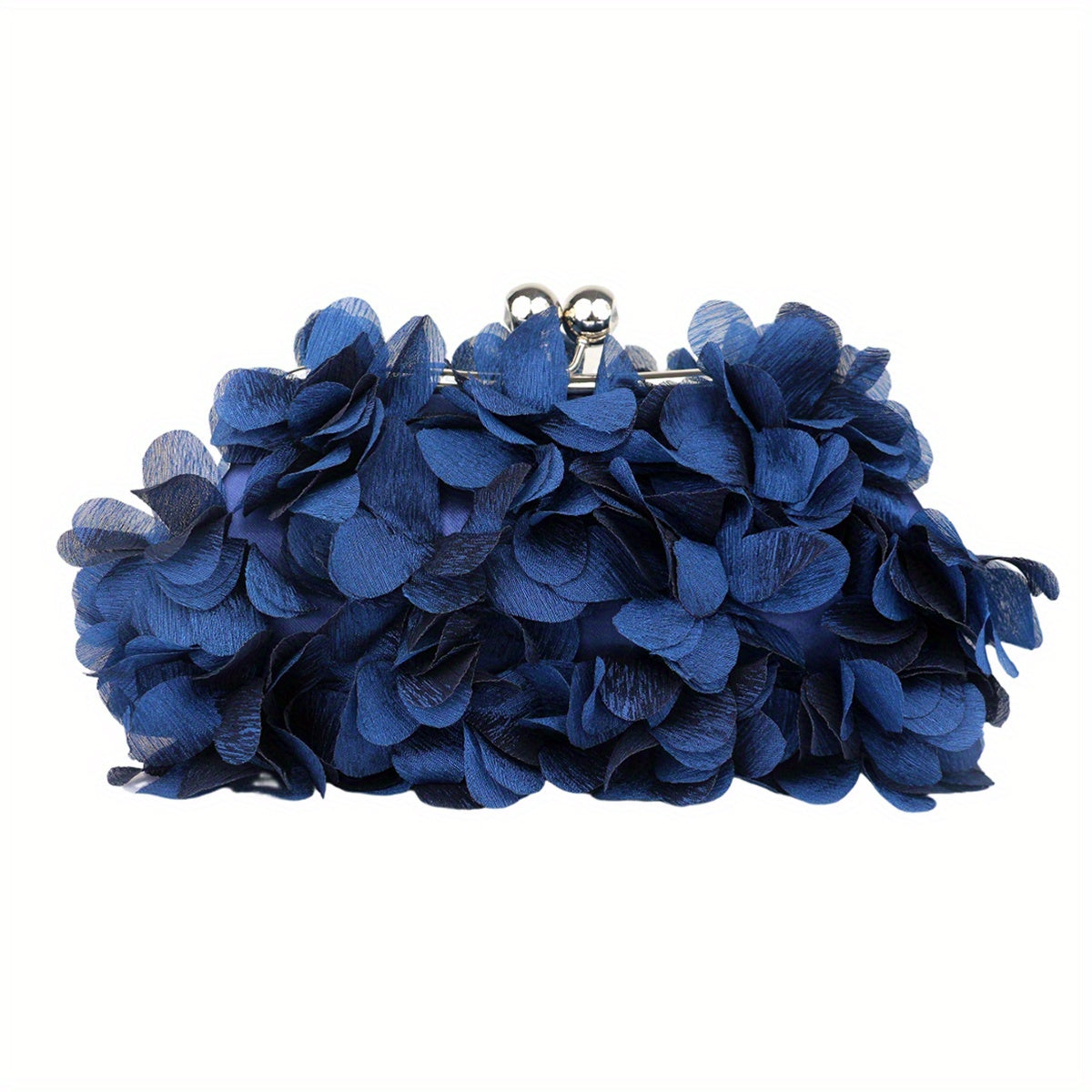 Luxury Floral Embroidered Clutch Handbag - Stylish Evening Purse for Weddings, Banquets & Proms - Compact, Magnetic Closure, Perfect Glam Accessory for Brides & Fashionistas