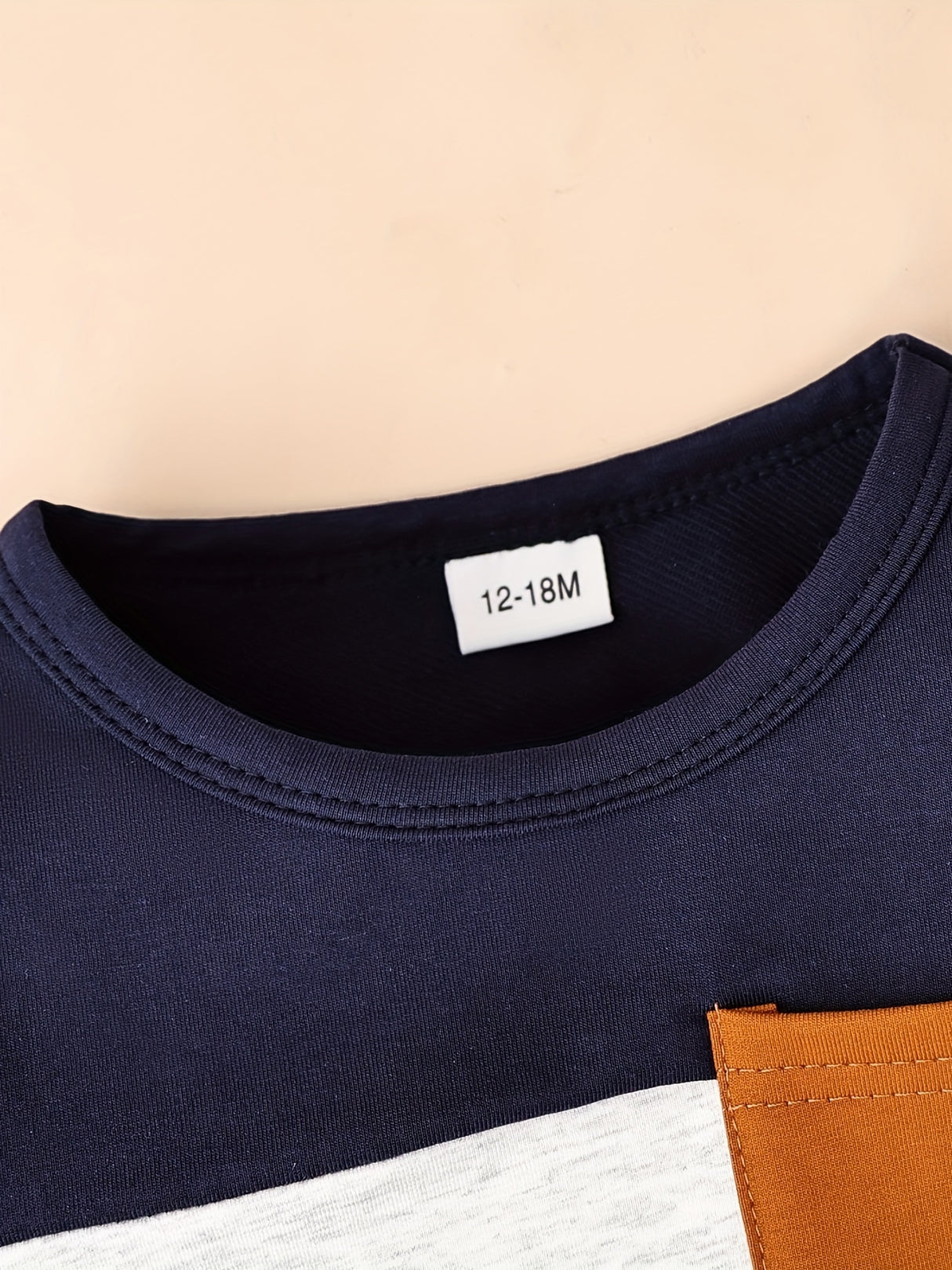 CETEPY Toddler Baby Boys Clothes Autumn Winter Outfits Color Block Long-sleeved Top + Trousers wIth Pockets Sets 12 Months-5 Years, for Outdoor